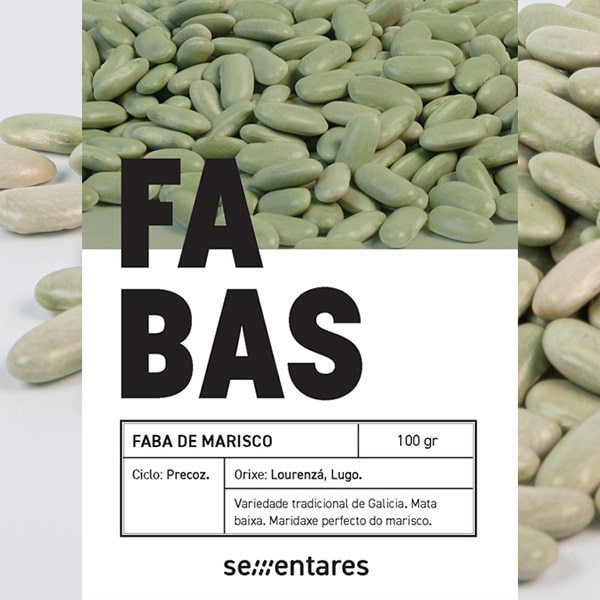 Caja de faba de marisco