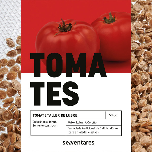 Sobre de tomate de Lubre